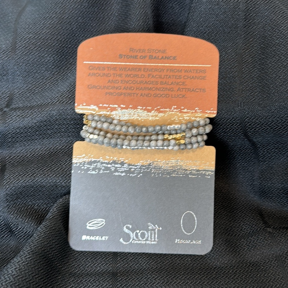 NWT Scout River Stone Bracelet/Necklace